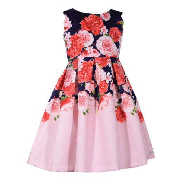 girls pink summer dress 