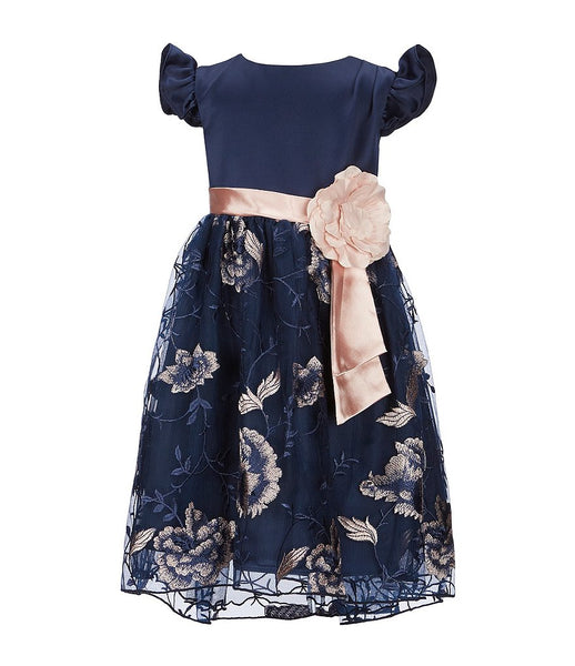 lace spanish childrens dress pink 