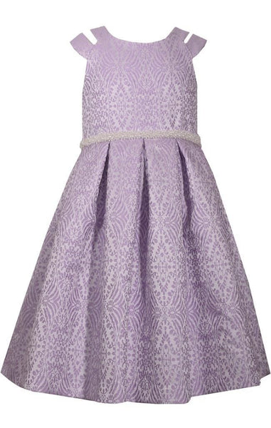 LINZI purple lilac Pearl jacquard sleeveless dress